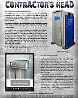 The Contractor's Head Porta Potty