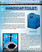 THE HANDICAP Portable TOILET