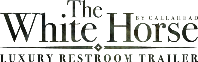 Luxury Restroom Trailer | Near Me | NY | The White Horse Luxury Restroom Trailer by CALLAHEAD