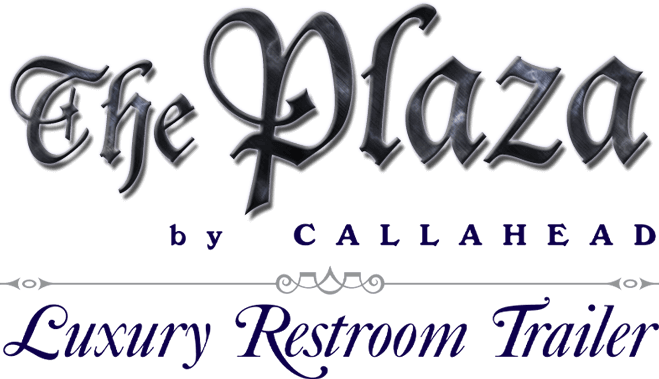 Wedding Restroom Trailers | Restroom Trailer Rentals | The Plaza Luxury Restroom Trailer by CALLAHEAD
