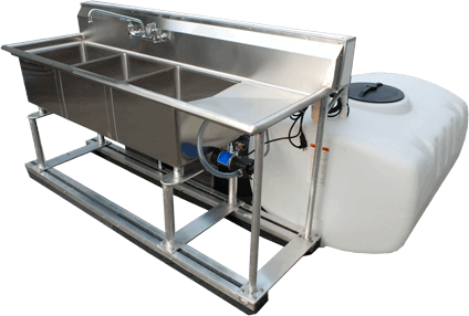 The WaterMaster 300 Commercial Stainless Sink