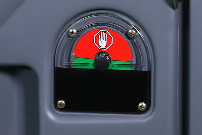 OCCUPANCY INDICATOR - RED (IN USE)