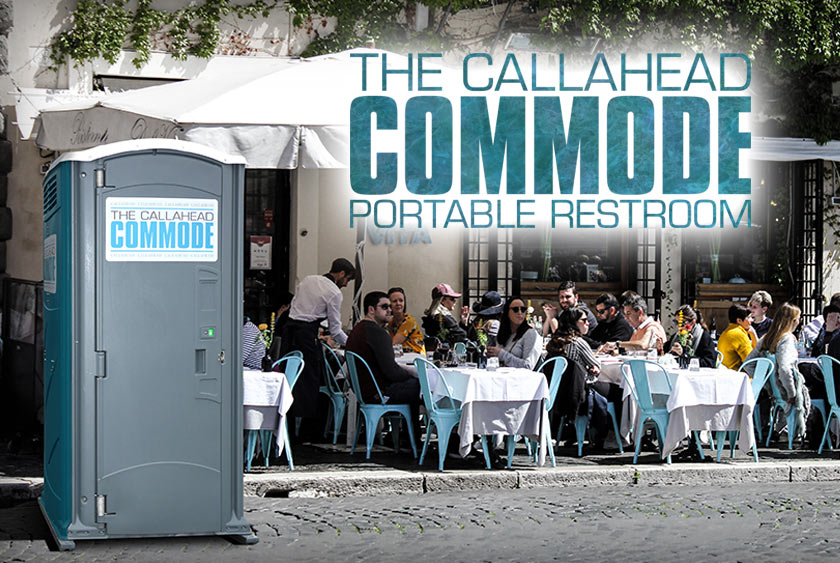 THE COMMODE PORTABLE TOILET BY CALLAHEAD