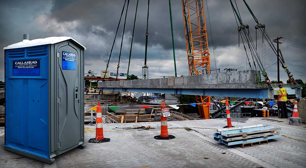 The Falcon PT16 Portable Restroom By Highway Construction