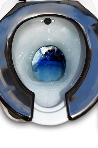 Self Contained Flushing System!