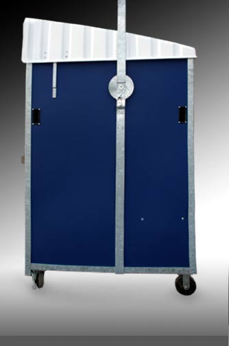 Roof Rotates and Drops Down for Low Doorways