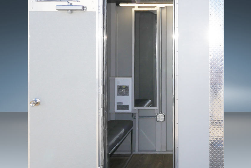 ENTRANCE TO THE A25 LOCKER ROOM UNIT