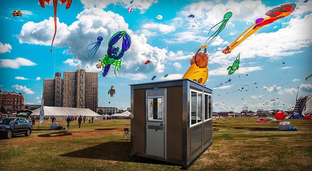 The World View 48 Security Booth for Long term Rental