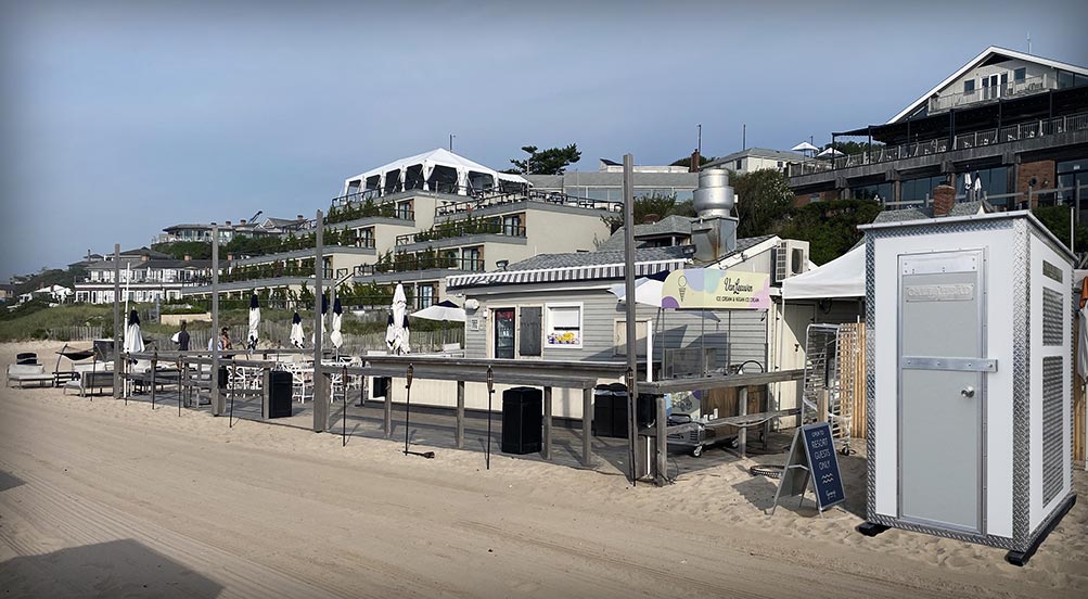 The A16 STORAGE SHED ON THE BEACH