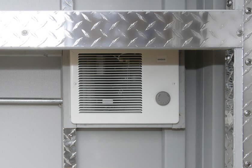 BRAUN THERMOSTAT CONTROLLED 1500 WATT FAN FORCED HEATER