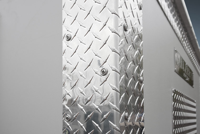 REINFORCED, ALUMINUM CLAD EXTERIOR DESIGN