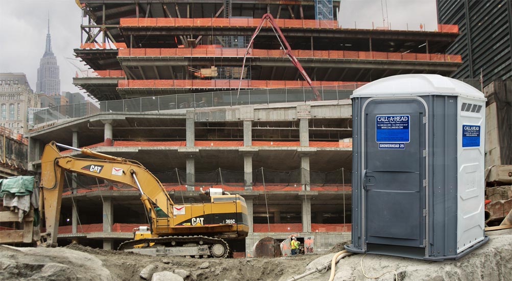 Portable Shower for High Rise construction