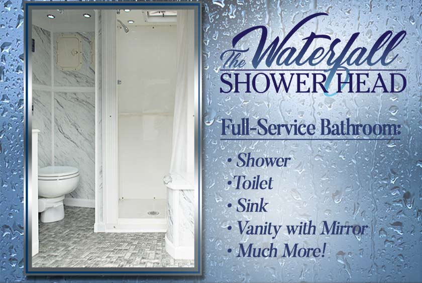 THE WATERFALL SHOWER HEAD BY CALLAHEAD