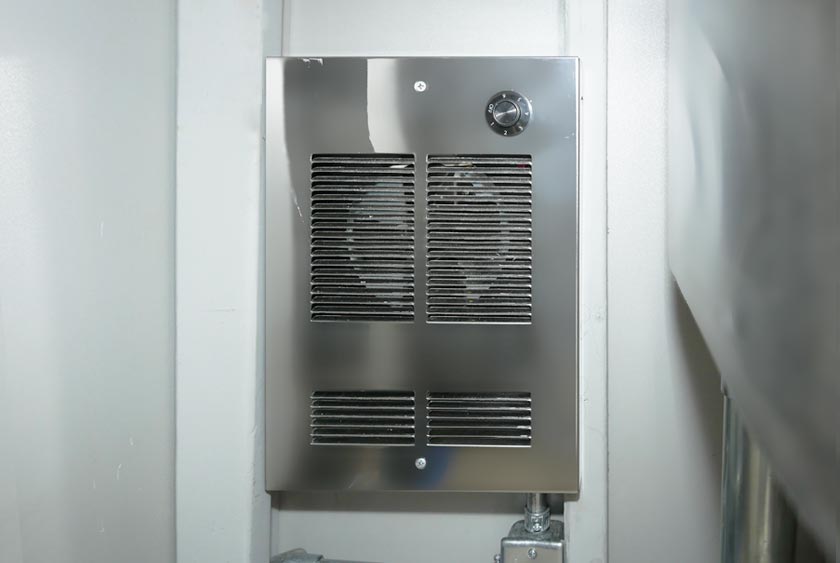 1500 WATT THERMOSTAT FAN WALL HEATER