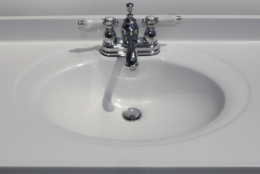 SINGLE BASIN INTEGRATED SINK MINIMIZES LEAKS AND MAINTENANCE