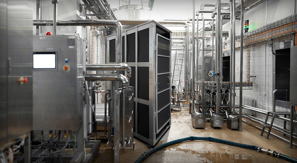 SkyWash Portable Sink | SkyWash Portable Sink Inside a Factory