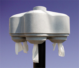 Towelette Stand with 6 Dispensers