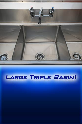 Large Stainless Sink Basin