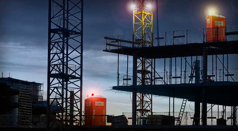 The Safety Light Good For Night Construction Sites
