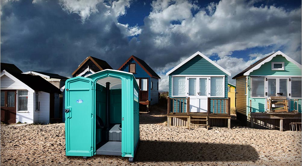 The Aqua Head Portable Toilet for Construction
