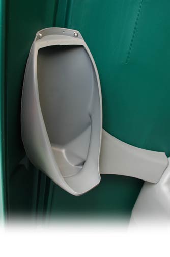 Porta Potty with Separate Urinal