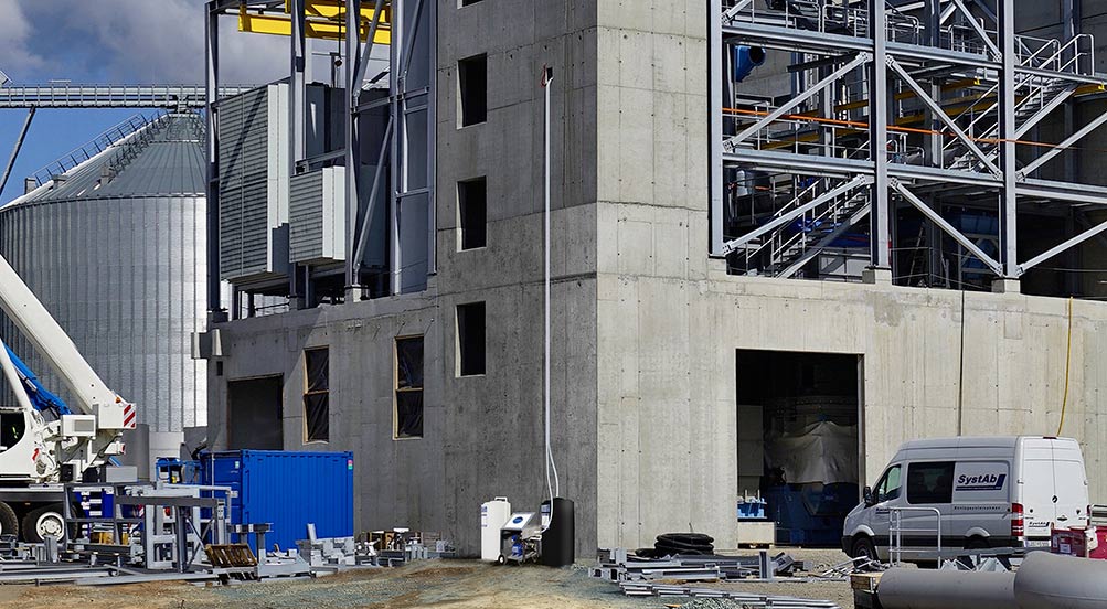 MAC Toilet System in Construction Building 4th Floor
