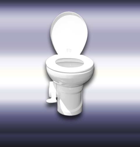 Full, Comfortable Toilet