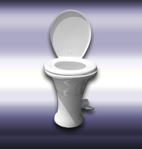 Full, Comfortable Toilet