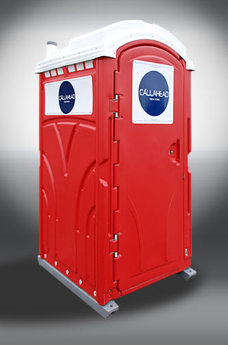 The Red Head Portable Restroom.