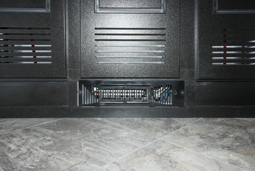 TOE-KICK HEATERS FOR COLDER WEATHER