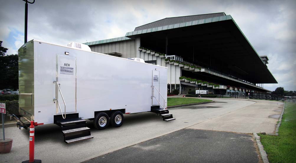 The BELMONT Luxury Restroom Trailer for Weddings