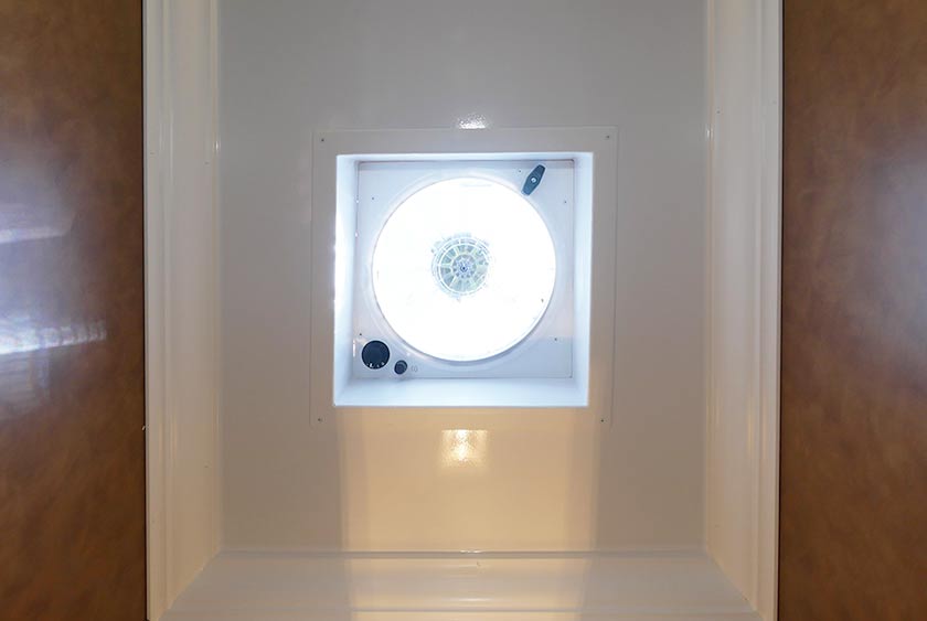 CEILING VENTS WITH ELECTRIC FANS FOR ADDITIONAL FRESH AIR