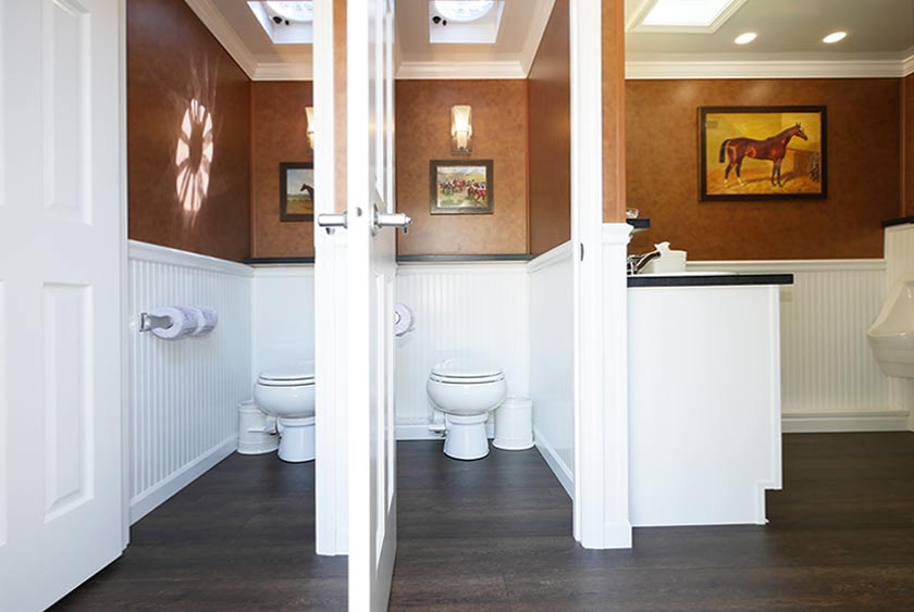 BEAUTIFULLY APPOINTED RESTROOM TRAILER