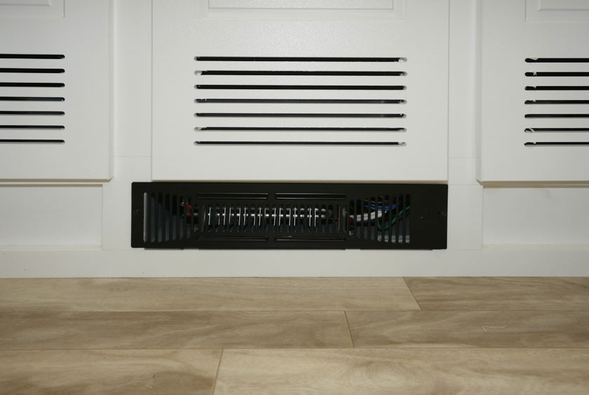 TOE KICK HEATERS PROVIDE WARMTH DURING COLDER WEATHER