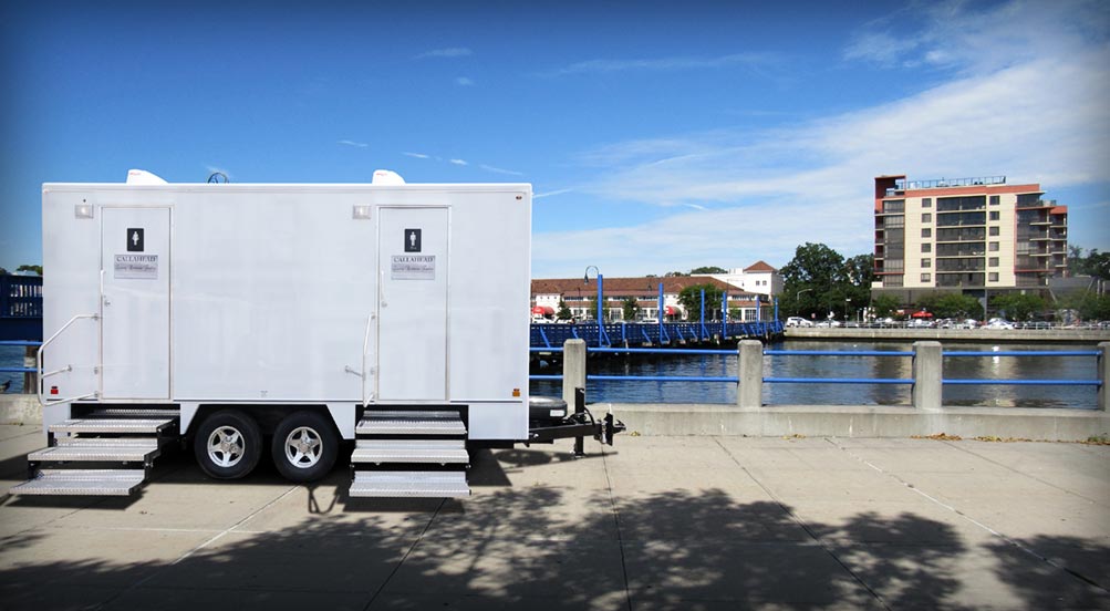 VIP Restroom Trailer in NYC