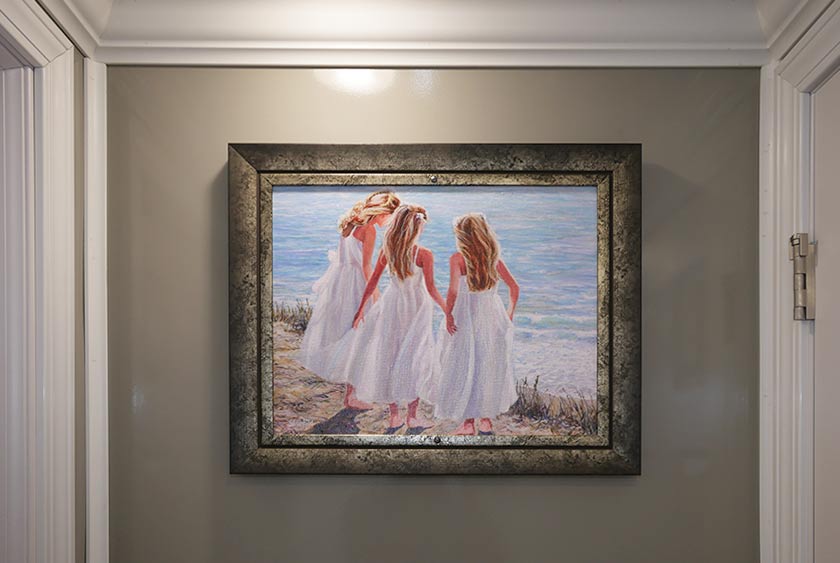  ARTWORK IN COMMON AREAS, AND IN EVERY PRIVATE BATHROOM STALL