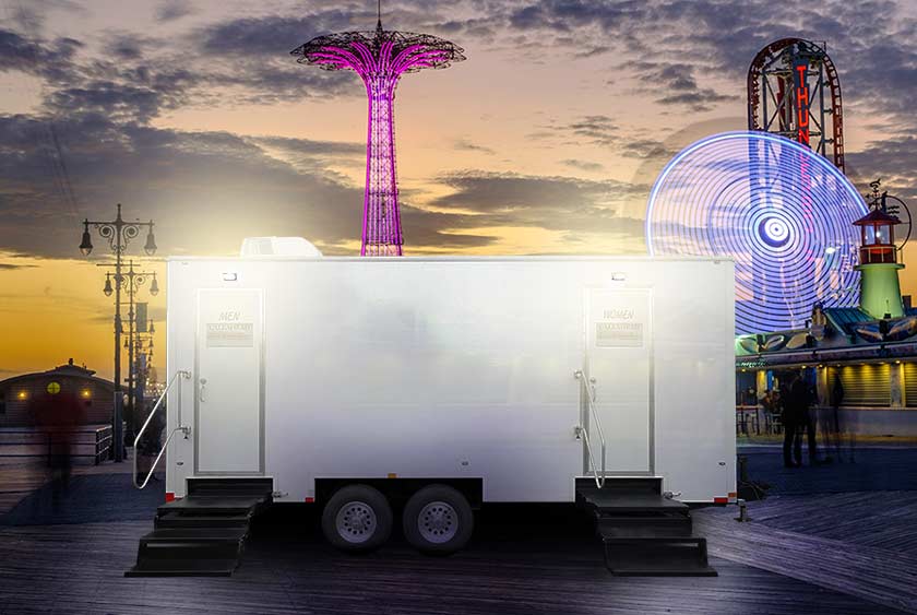 OUTSIDE LIGHTING AND WIDE STEEL STAIRCASES FOR SAFETY