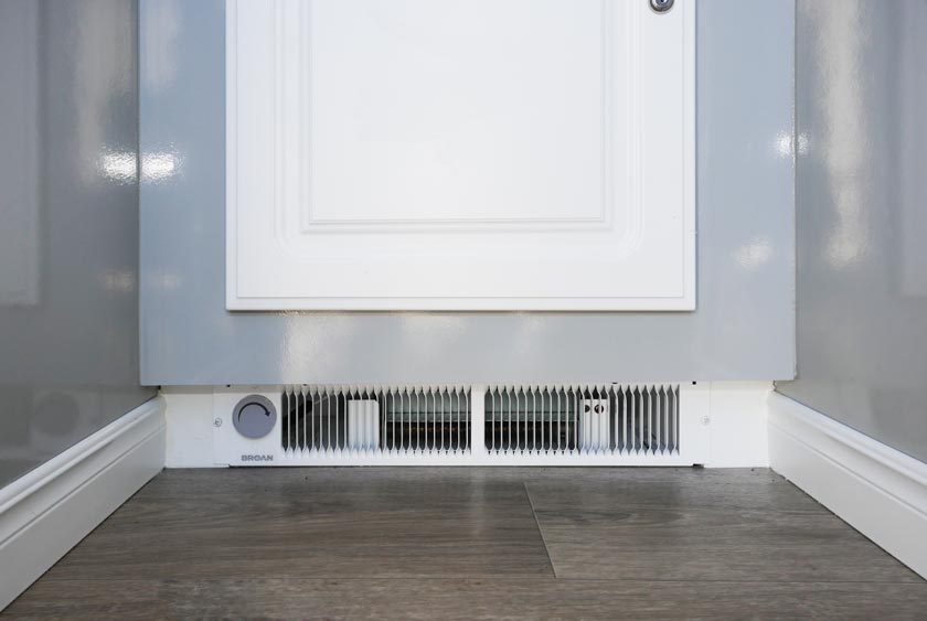 TOE KICK HEATERS FOR COLD WEATHER COMFORT