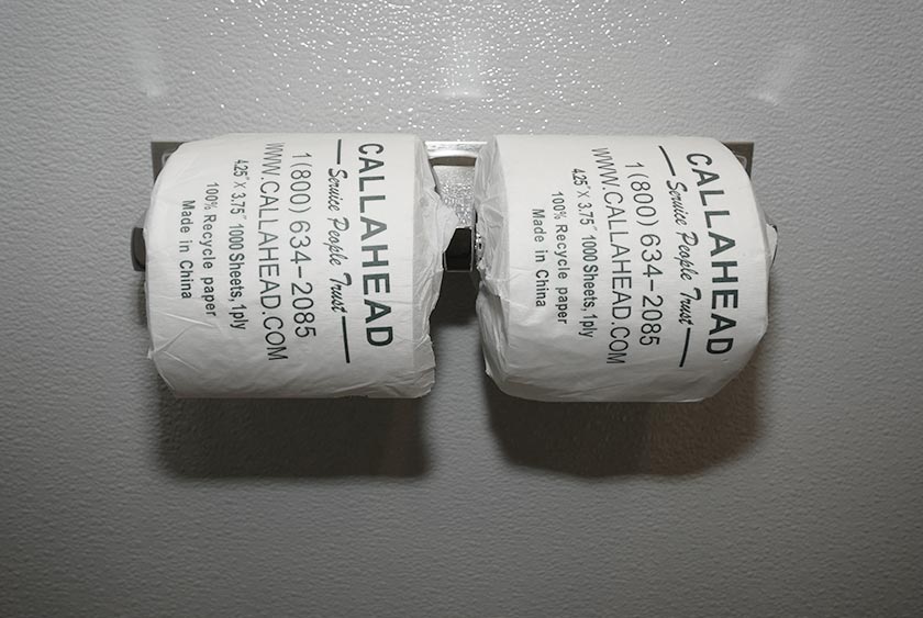 DOUBLE ROLL TOILET PAPER HOLDER