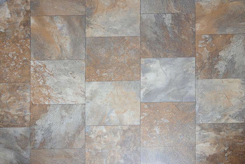 NON-SKID ARMSTRONG FAUX TILE FLOORS