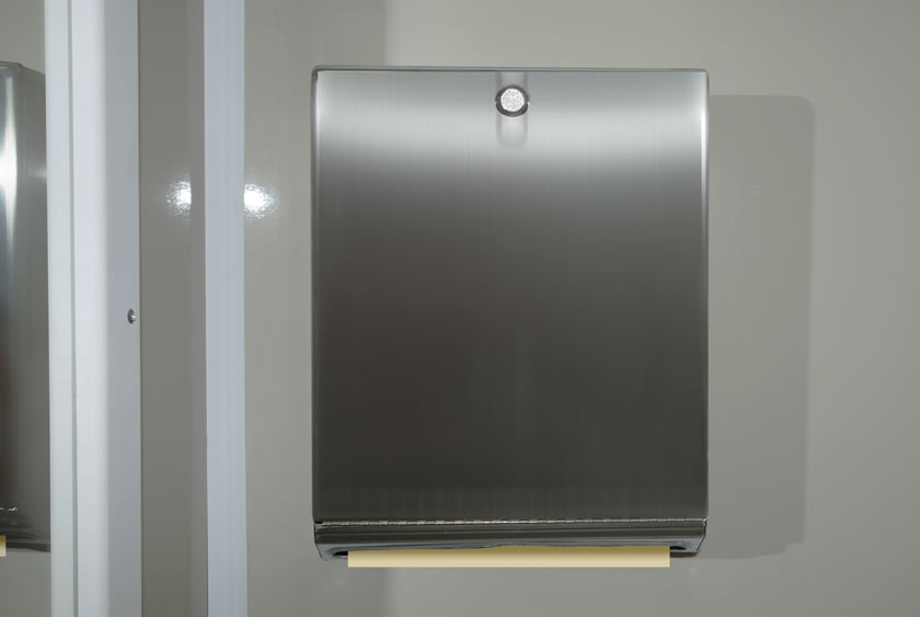STAINLESS STEEL PAPER TOWEL DISPENSER