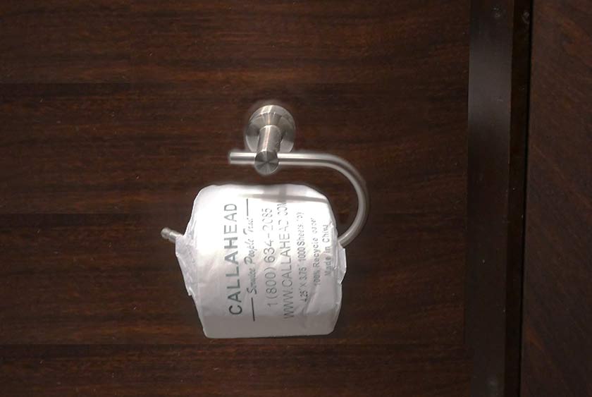 BRUSHED NICKEL HARDWARE AND TOILET PAPER HOLDERS