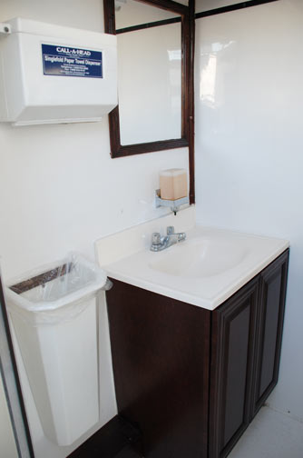 Mobilet Trailer - Fully Equipped Sink with Mirror