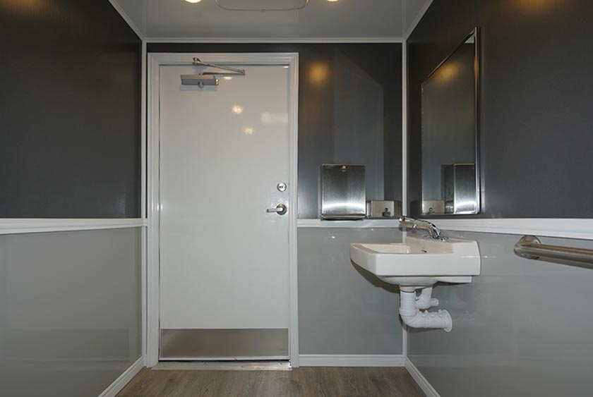 ALTERNATE VIEW OF INTERIOR OF THE ADA RESTROOM