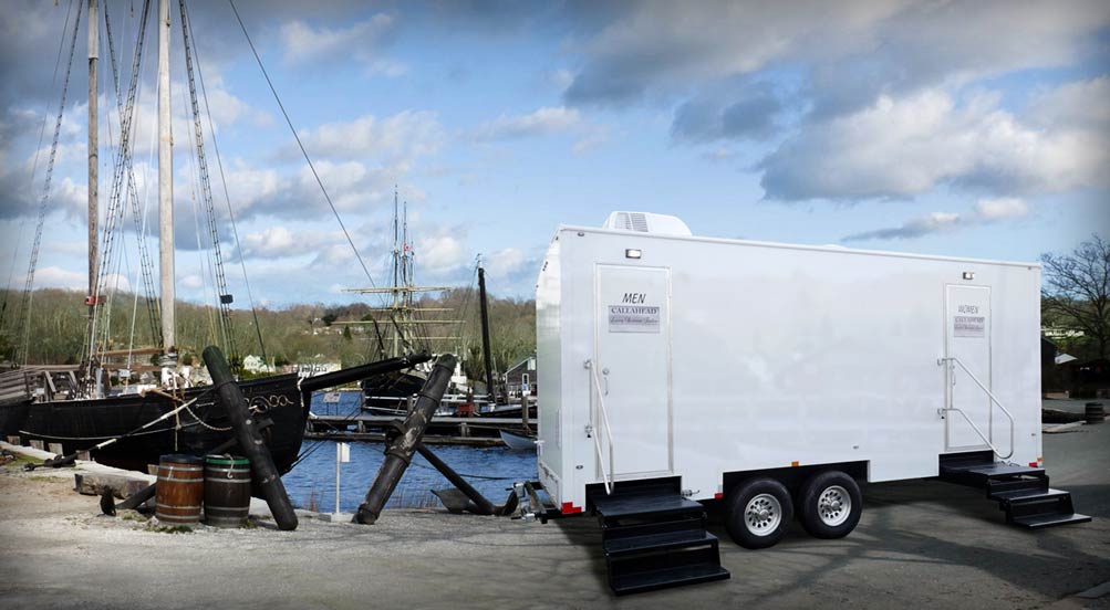 The Moorings Luxury Restroom Trailer By The Shore