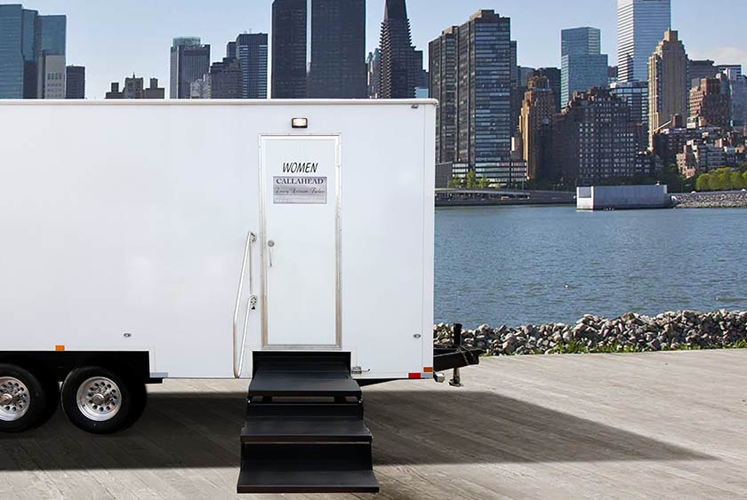 STURDY STAIRCASES, PLUS OUTDOOR LIGHTING FOR EVENING EVENTS