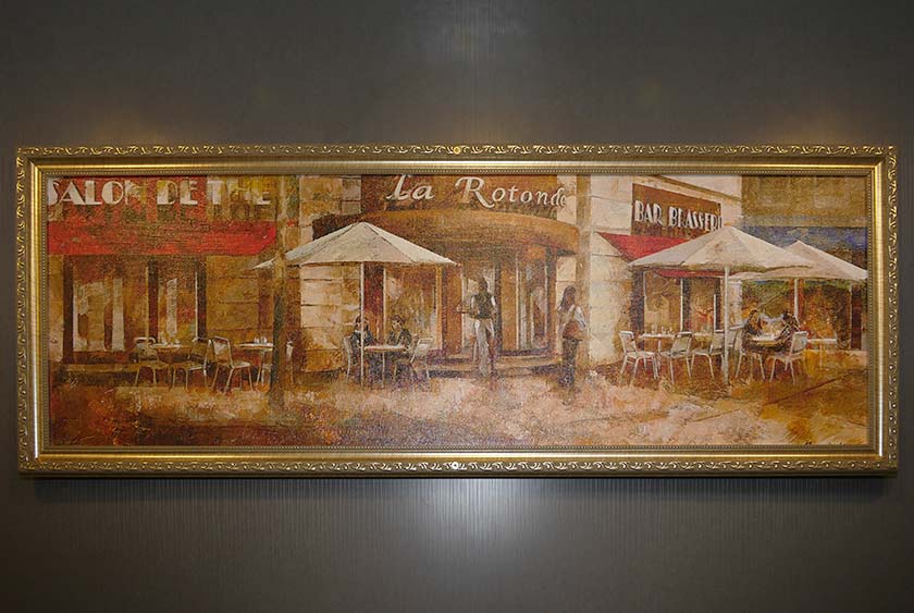 ARTWORK INSIDE EVERY PRIVATE BATHROOM STALL