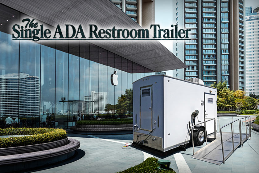 The Single ADA Restroom Trailer