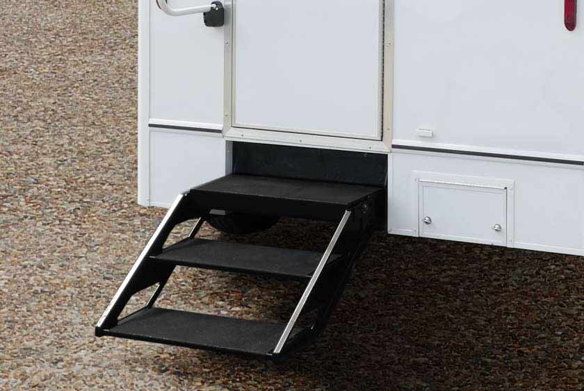 STURDY NON-SKID STEPS