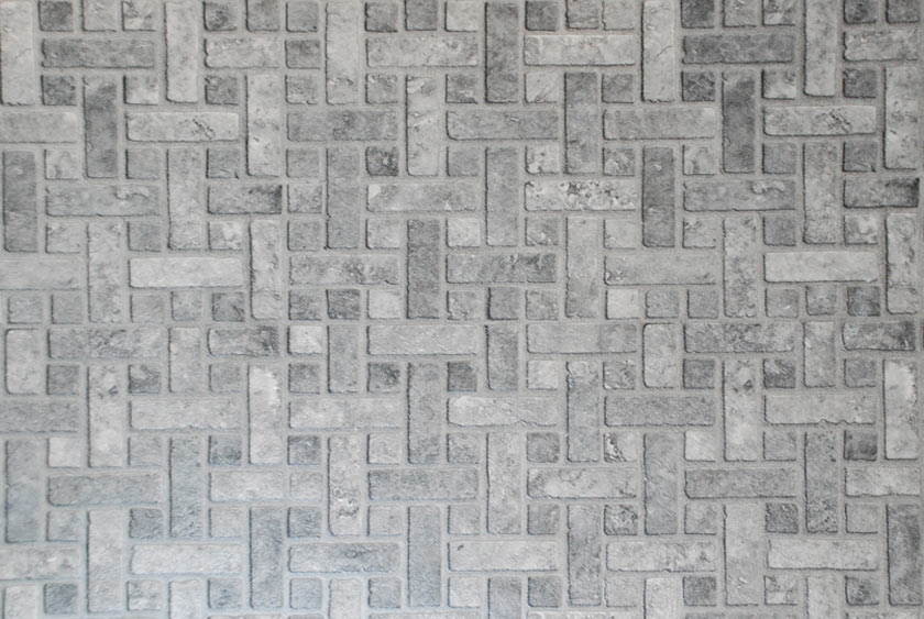 FAUX MOSAIC TILE ARMSTRONG FLOORING THROUGHOUT